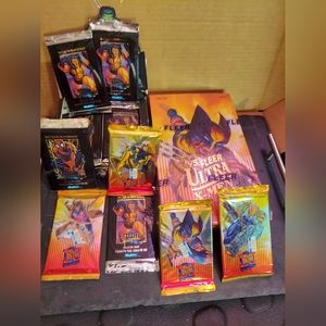 U pick 2 sealed packs 1992 Marvel masterpieces  or 1995 fleer ultra x-men